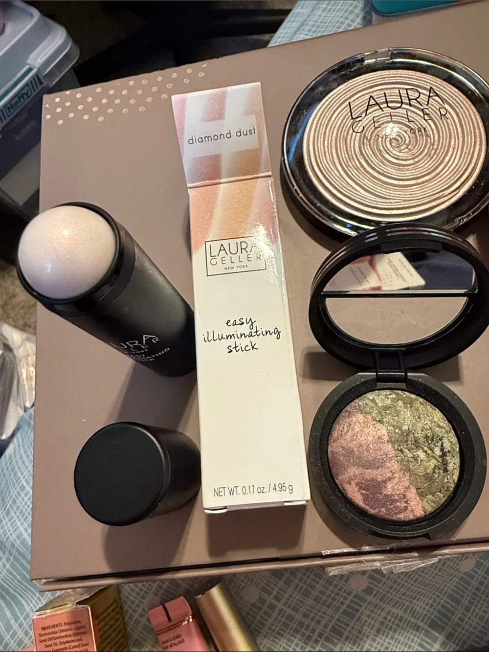 Laura Geller Baked Gelato Swirl Illuminator - Pink Champagne